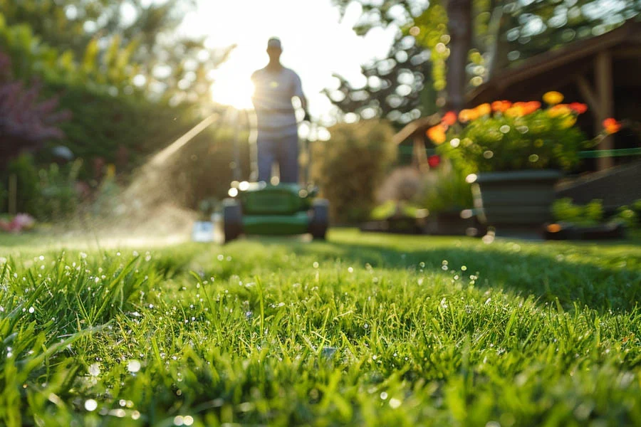 electric cordless push mower